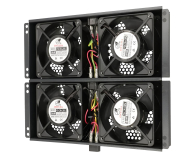 ExtraLink  Wentylator do szaf 19" 230V 350x320x50mm (czarna) - 1323220 - zdjęcie 2